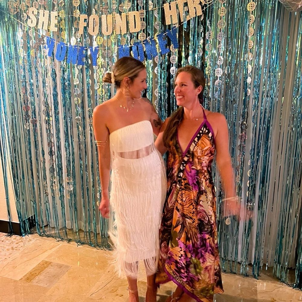 12th Tribe White Strapless Dress
